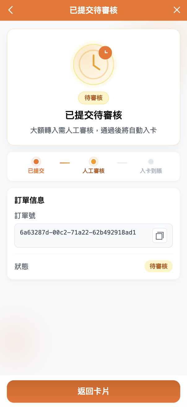 步驟四：已提交待審核